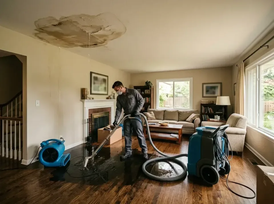 attic-pipe-burst-ceiling-drip-008 — frequently asked questions, Water Damage Restoration & Carpet Care in Bryan, OH